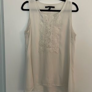 Lace Hi-Low Tank Top